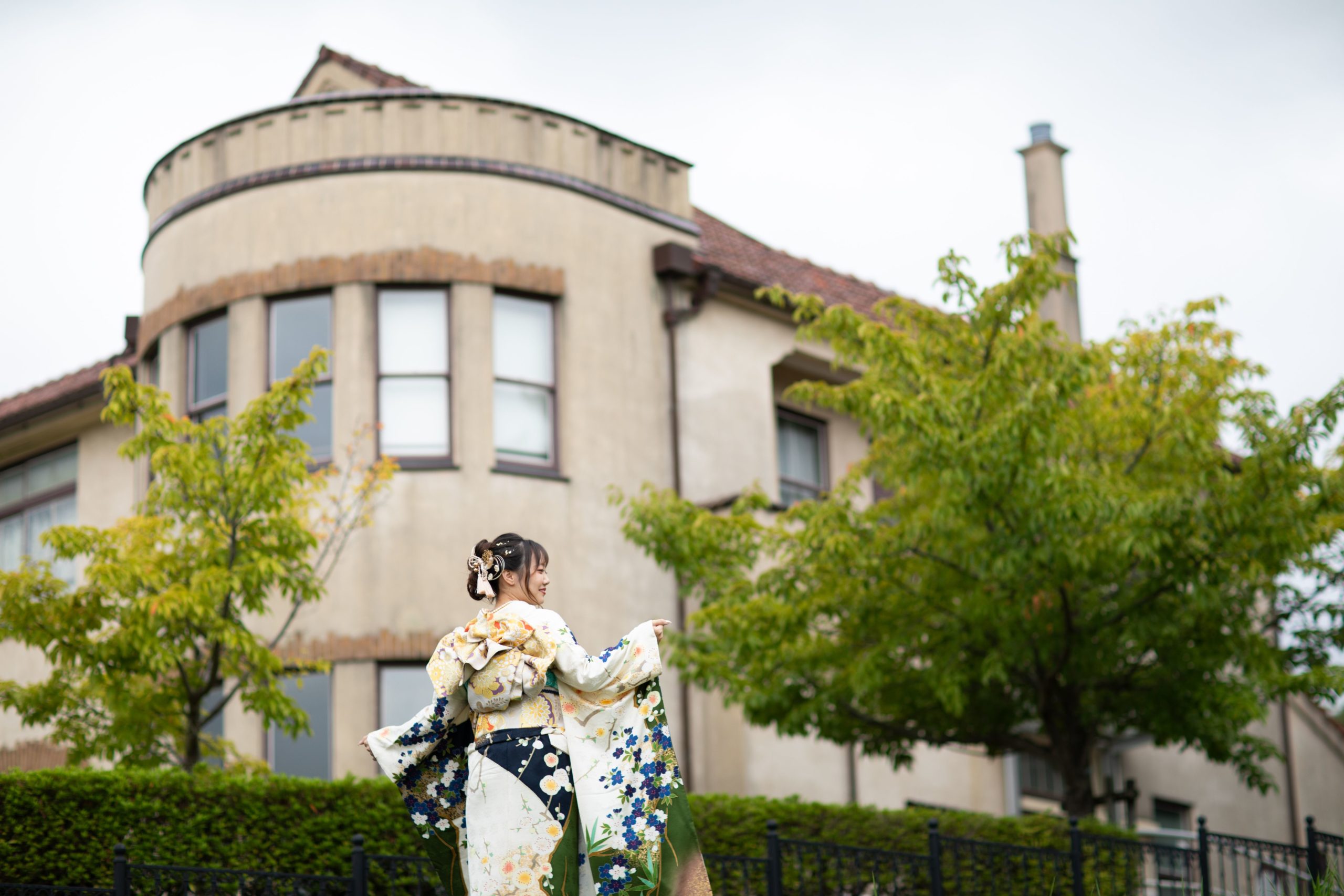 成人式前撮りにおすすめロケーションスポット！岡崎市の旧本多忠次邸で撮影しました。