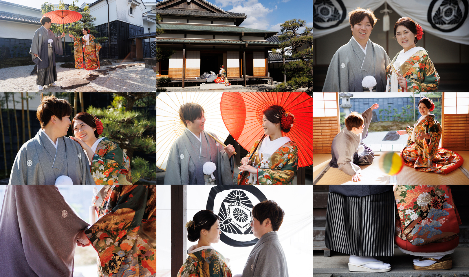 二川本陣和装ロケーションフォトウェディング